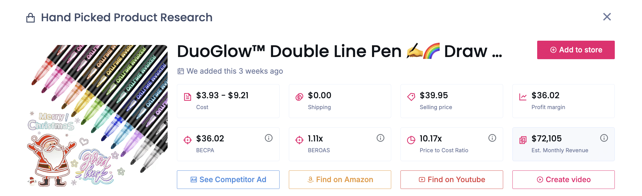 DuoGlow Double Line Pen